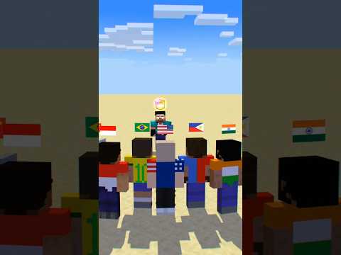 HUH - Herobrine Different Countries - #shorts #minecraft #anime thumbnail