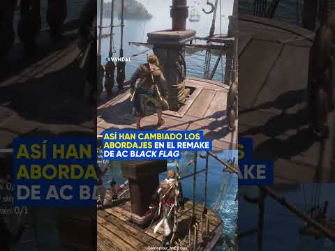 Así han CAMBIADO los ABORDAJES en el REMAKE de AC BLACK FLAG 🏴‍☠ #assassinscreed #ubisoft #gaming thumbnail
