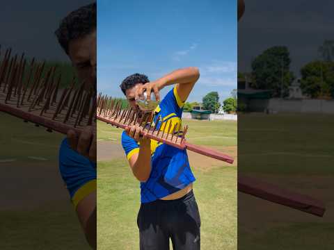 Steel Ball Vs Keel Wala Bat ? #cricketwithvishal #shorts thumbnail
