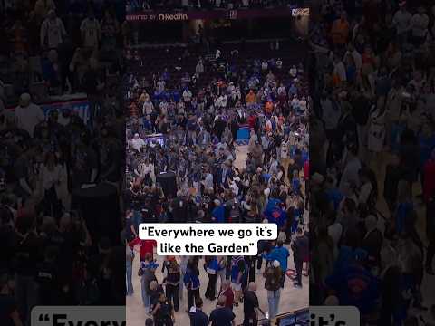 Josh Hart talks about the Knicks fans traveling all playoffs thumbnail
