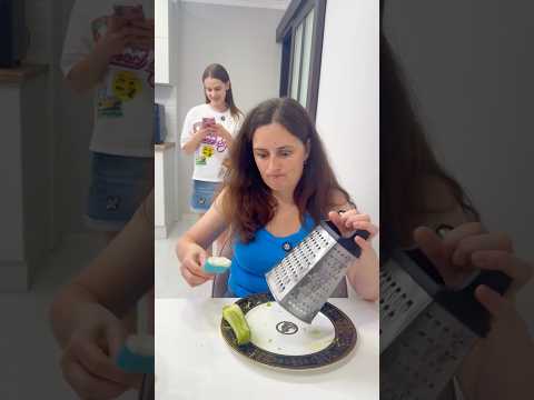 She hid ice cream in grater 😂 #shorts #funny thumbnail
