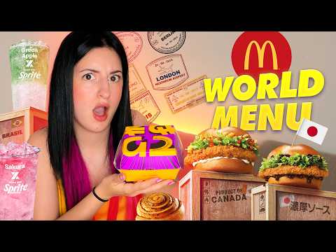 PROVO TUTTO IL NUOVO WORLD MENU DEL MCDONALD'S 😲 thumbnail