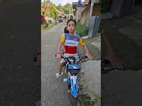 faqih naek motor mini teril#trendingshorts thumbnail