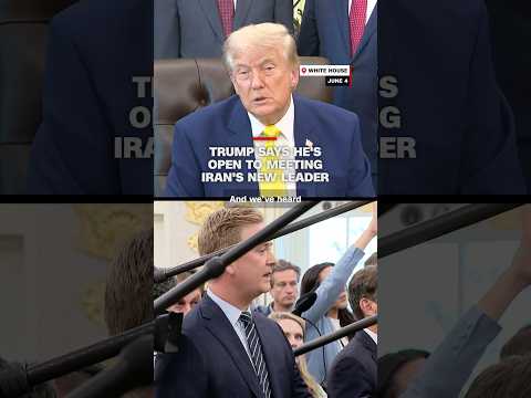 Trump says he's open to meeting Iran's new leader thumbnail