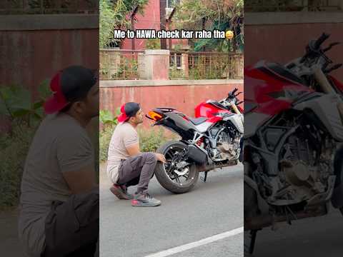 Me to bass HAWA check kar raha tha😂 #farazstuntrider #superbikes #bikers #bike #hayabusa thumbnail