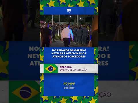NEYMAR OVACIONADO PELA GALERA | #shorts | ge tv thumbnail