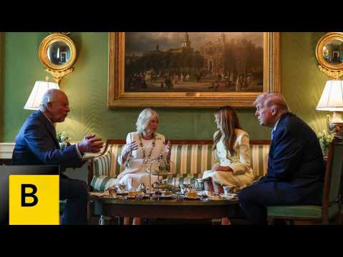 Trump Welcomes King Charles As State Visit Begins thumbnail
