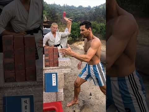 🔥One Inch Punch Chinese Martial Arts Instructor, Don't Blink | Kung Fu #football #messi #Haaland thumbnail