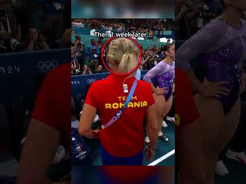 What is going on with Romanian gymnastics!?😳 #gymnastics #sports #ban thumbnail