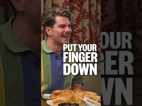 HAYLEY MORRIS VS CHRIS HALL | SUNDAY ROAST #comicrelief #hayleymorris #chrishall #poppycooks #shorts thumbnail