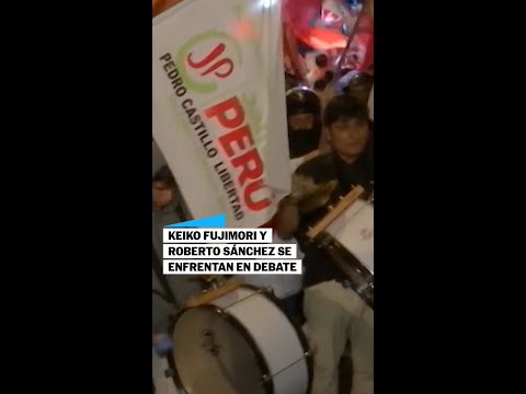 DEBATE PRESIDENCIAL 2026: Keiko Fujimori y Roberto Sánchez se enfrentan #shorts thumbnail