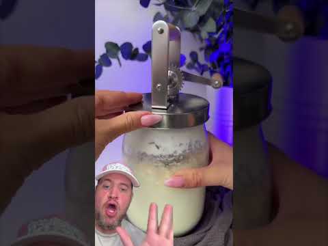 IS THIS HOW YOU MAKE BUTTER ? @Alonaloewen #shorts thumbnail