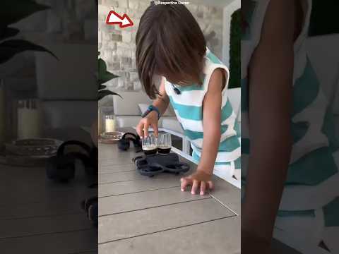 Parents Were Shocked When a Drone Delivered Their Coffee! ☕🚁 #facts #shots thumbnail
