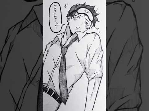 転んだだけなのに…  #創作 #illustration #イラスト #アナログ絵 #short #shorts thumbnail