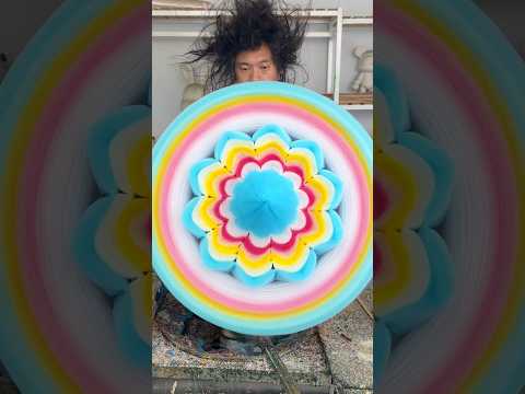 Cotton candy art wreath thumbnail