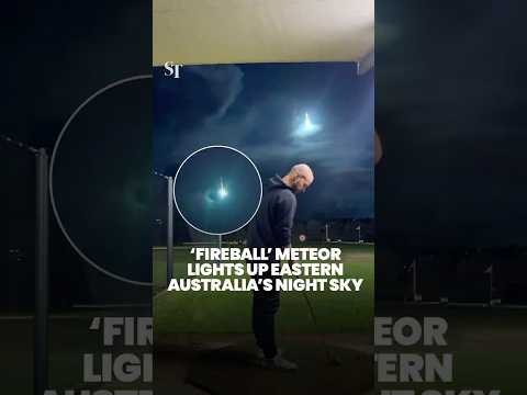 'Fireball' meteor streaks across eastern Australia thumbnail