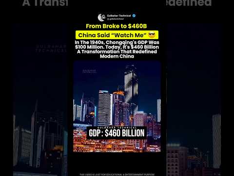 China’s Chongqing: From $100M to $460B Powerhouse 🇨🇳🔥 thumbnail