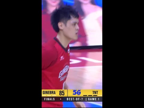 Ralph Cu COMES THROUGH WITH A TREY  for Brgy Ginebra | PBA Season 50 Commissioners Cup Finals Game 1 thumbnail