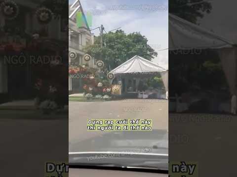 Dựng rạp cưới thế này thì người ta đi thế nào thumbnail