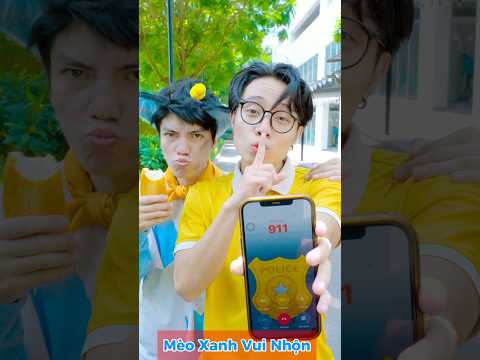 BÁO CẢNH SÁT giải cứu Bạn! ?‍♂️?? #bluecat #ohnoteam #cosplay #parody thumbnail