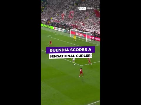Emi Buendia with a top bins curler in the #UEL final! ? #beINSPORTS #beINUEL #shorts thumbnail