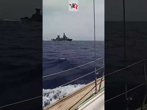 NAVE DELLA MARINA ISRAELIANA BLOCCA LA FLOTILLA #news #news thumbnail