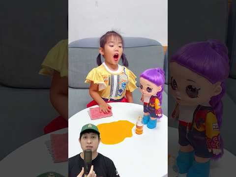 ADIK MARAH BARBIE TUMPAHIN MINUMAN‼️😱 @PresentHunt #remix #dubbing #trending thumbnail