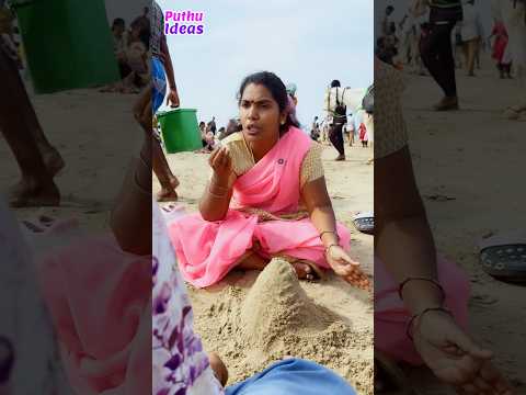இந்த சிப்பி கடல்ல தூக்கி போட்டா என்ன நடக்கும் தெரியுமா..?? #comedyshorts #sistersfun #puthuideas thumbnail