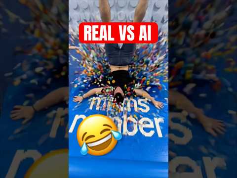 REAL VS AI 😂 thumbnail