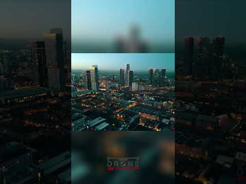 Night City Lights: Witness the Spectacular Aerial Views! #shorts thumbnail