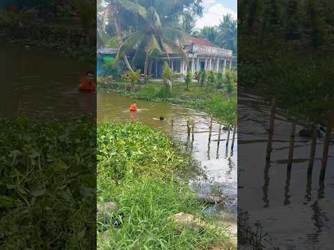 Liu liu anh boy tắm mà mặc áo phao/kỳ kỳ tv & Family #shortvideo thumbnail