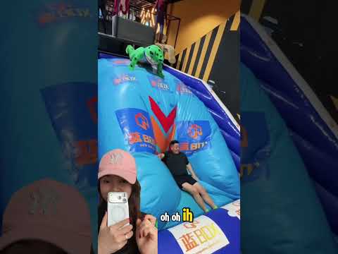 Papa vs katak lompat trampolin balon ‼️ thumbnail