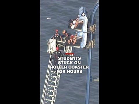 Students stuck on roller coaster for hours thumbnail