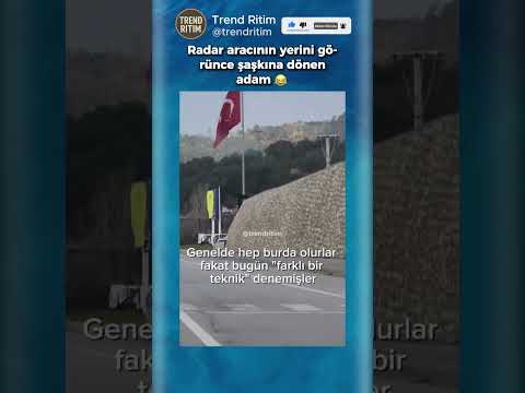 Gizlenen Radar Arabasını Görünce Şaşıran Adam 😂😄 thumbnail