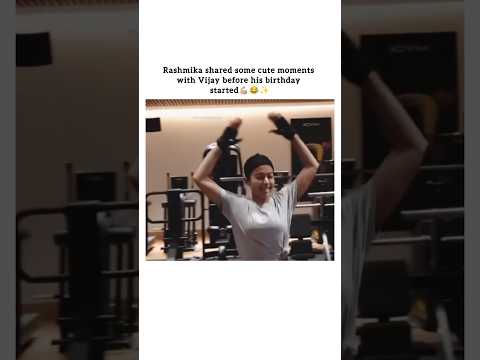 This is their type of birthday celebration???✨ #rashmikamandanna #short thumbnail