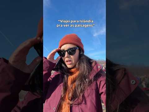 E eu pensando que ia ficar impressionada com a aurora 🫣🫣🫣 #islandia thumbnail