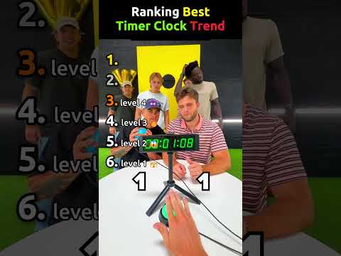 Ranking The Best Timer Clock Trend | BRO the last one is crazy ? #trending #timerchallenge thumbnail