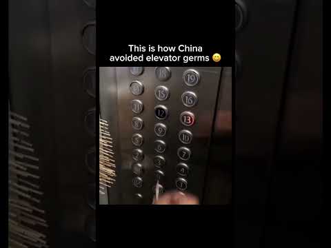 This is how China avoided elevator germs ?? Subscribe for more! #shorts thumbnail