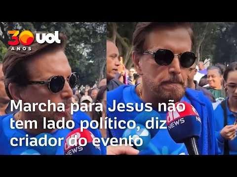 Criador diz que Marcha Para Jesus não tem lado político: ‘Não tem bandeira, nem ideologia’’ thumbnail