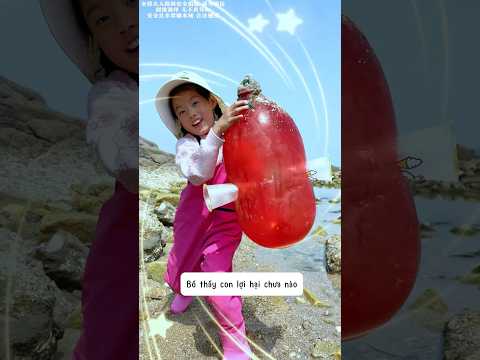 Tiểu hồng cùng bố ra biển bẫy cá: Toàn các loại cá kỳ lạ#shorts thumbnail