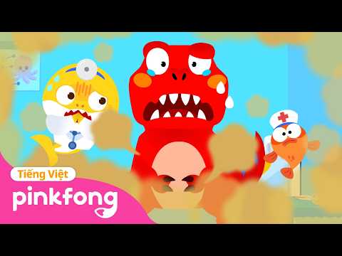 Gra! Khủng long bị bệnh rồi! ? ? Chữa bệnh cùng Cá Mập Con | Baby Shark Pinkfong! - Nhạc thiếu nhi thumbnail