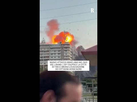 Israele colpisce Tiro, nel sud del Libano thumbnail