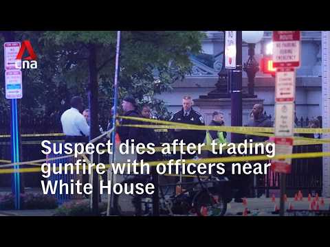 Gunman dies after trading gunfire with officers near White House, bystander shot thumbnail