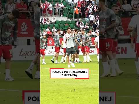 POLACY DZIĘKUJĄ KIBICOM PO PORAŻCE Z UKRAINĄ #shorts thumbnail