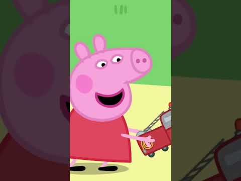 Peppa Pig's LOST Car in the Sand! 🚓 #peppapig #shorts thumbnail