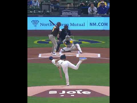 Imagine preparing for a 103 MPH+ Jacob Misiorowski fastball and getting a 97 MPH slider 😮 thumbnail