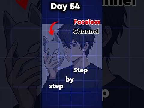 Faceless USA Channel Kaise Banaye ?step by step | usa channel day 54 #mission1mwithyou #shorts thumbnail