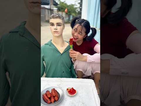Eating sausages with my lover thumbnail