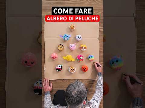 ALBERO DI NATALE DI PELUCHE Fai Da Te thumbnail