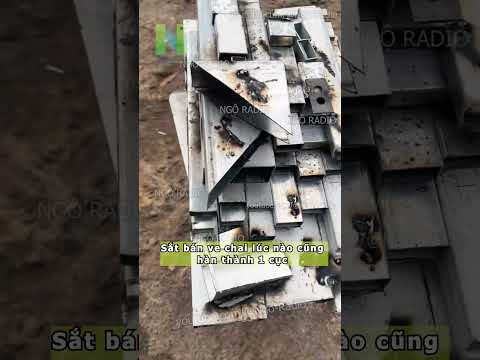 Sắt bán ve chai lúc nào cũng hàn thành 1 cục thumbnail